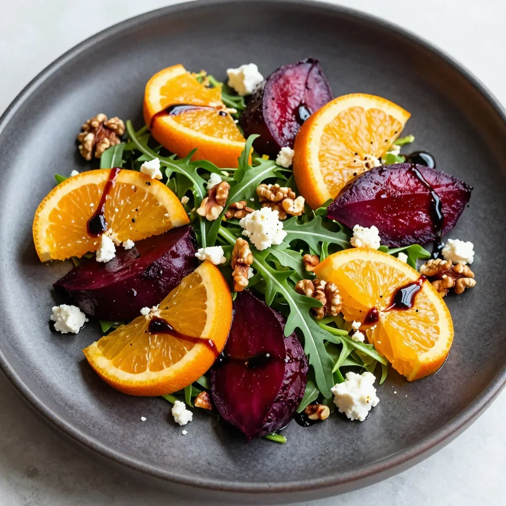 roasted beet and citrus salad with toasted walnuts for winter meals