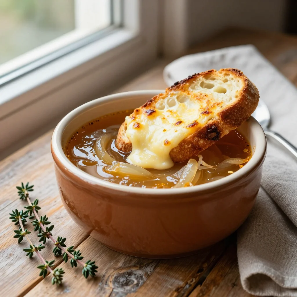 French Onion Soup with Gruyere Toast