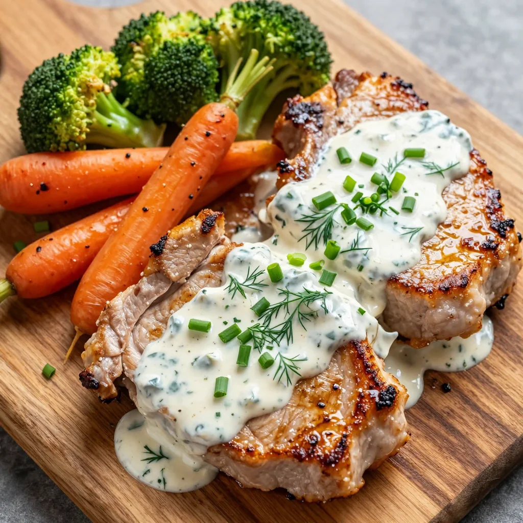 Whole30 Ranch Pork Chops for Kid-Friendly Dinner