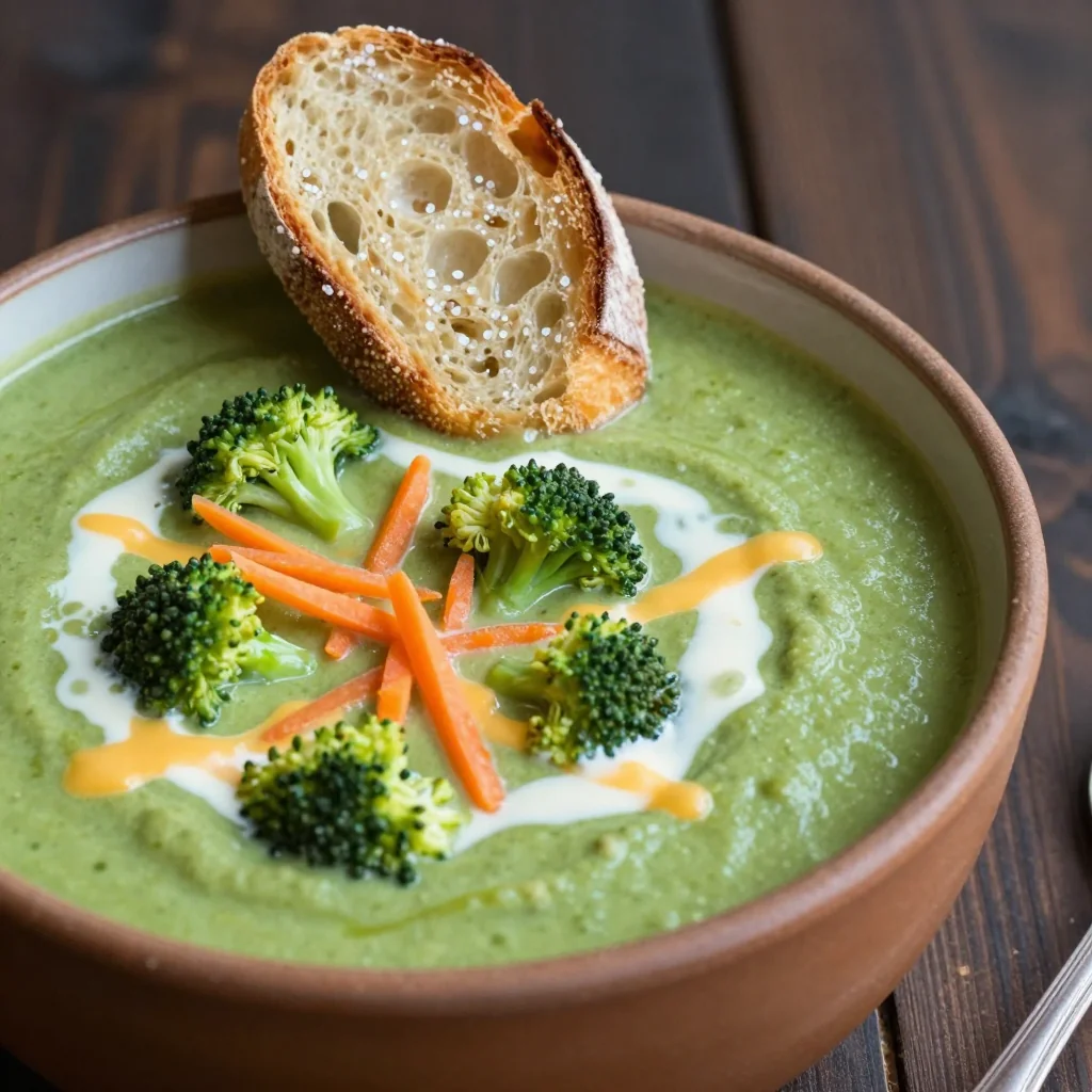 Quick Creamy Broccoli Cheddar Soup In Minutes