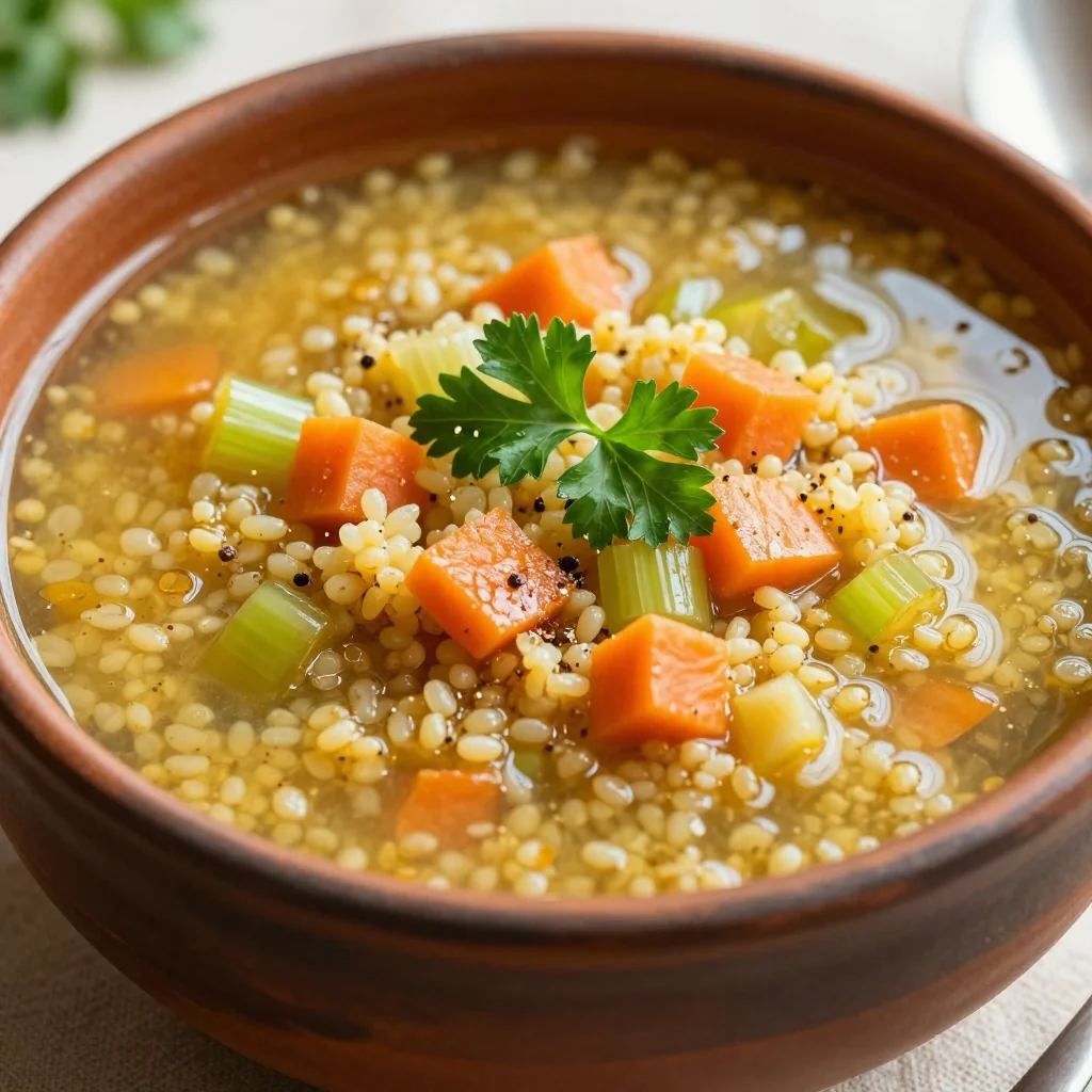 Hearty Quinoa and Vegetable Soup for a Healthy Bowl