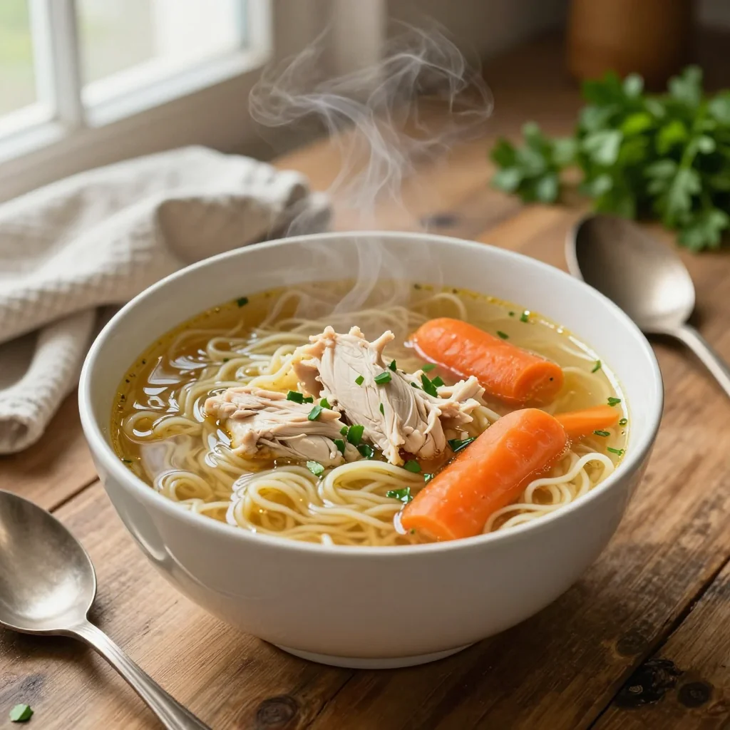 Chicken Noodle Soup from Scratch