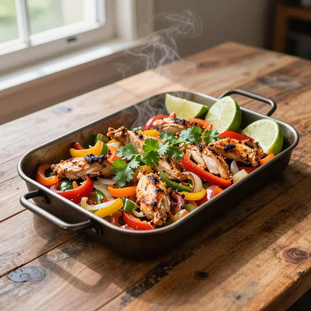 Chicken Fajitas Sheet Pan Dinner