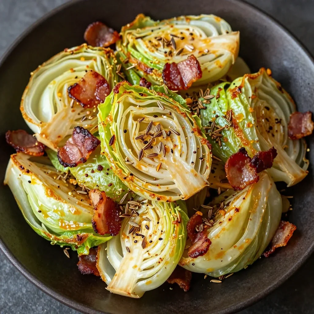Southern Fried Cabbage with Bacon and Caraway Seeds