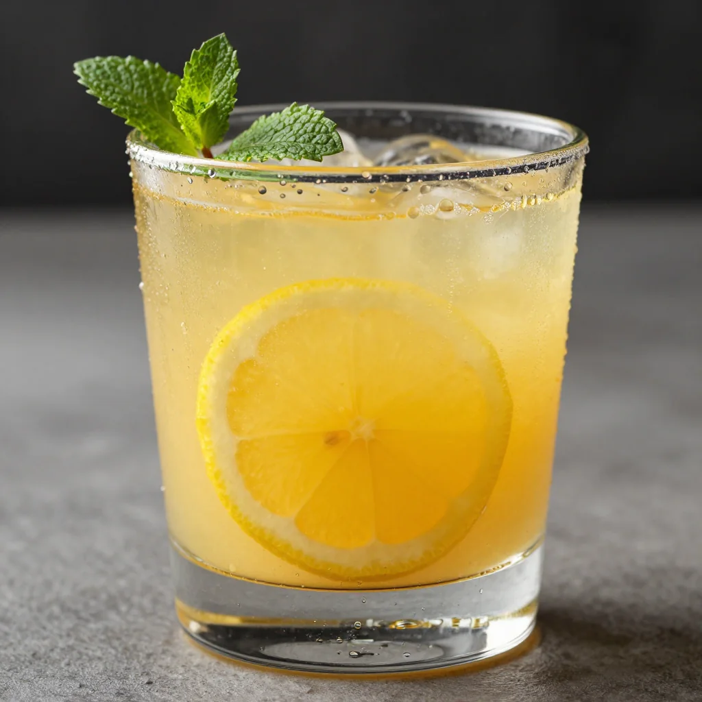 New Year's Day Warm Lemon and Ginger Shot