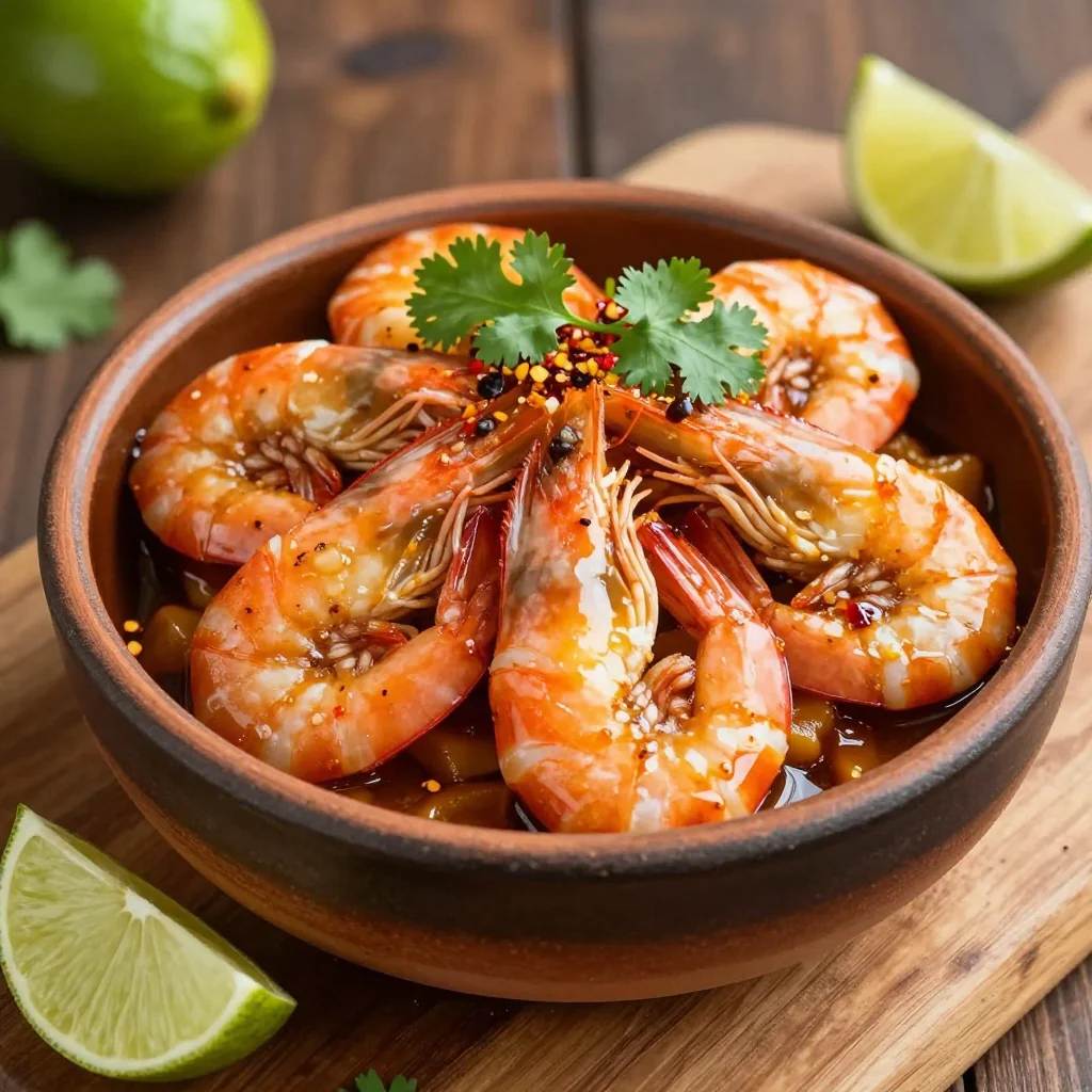 Game Day Slow Cooker Chili Lime Shrimp for Playoffs