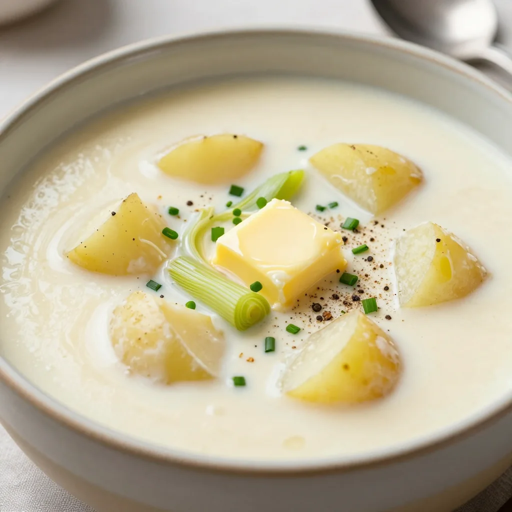 Cozy Creamy Freezer Potato Soup with Leeks for January Nights