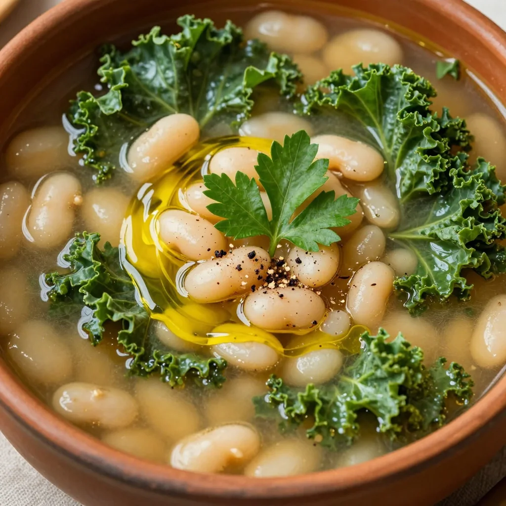 Winter Slow Cooker White Bean and Kale Soup for a Clean Eating Meal