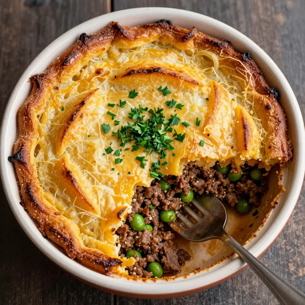 Budget Friendly Shepherd's Pie with Sweet Potato Topping