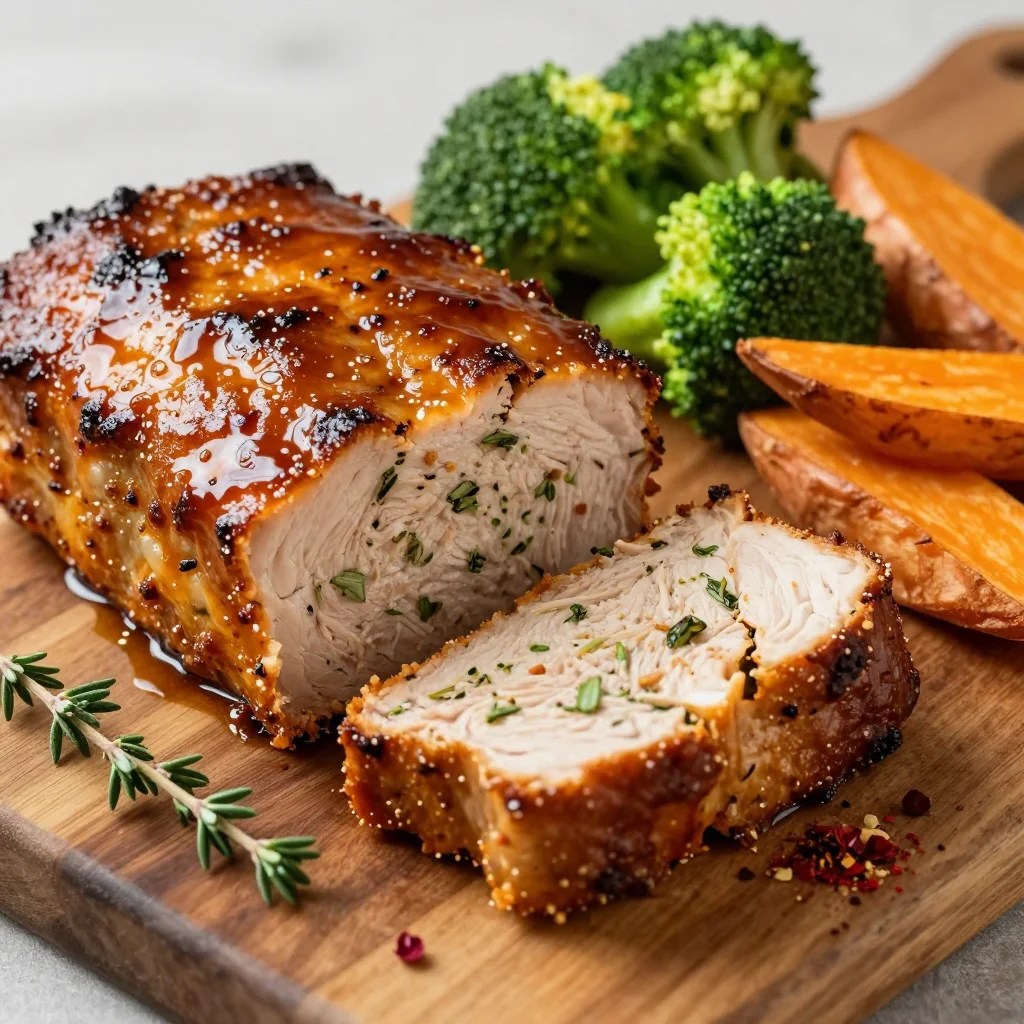 Spicy Whole30 Turkey Meatloaf for Meal Prep