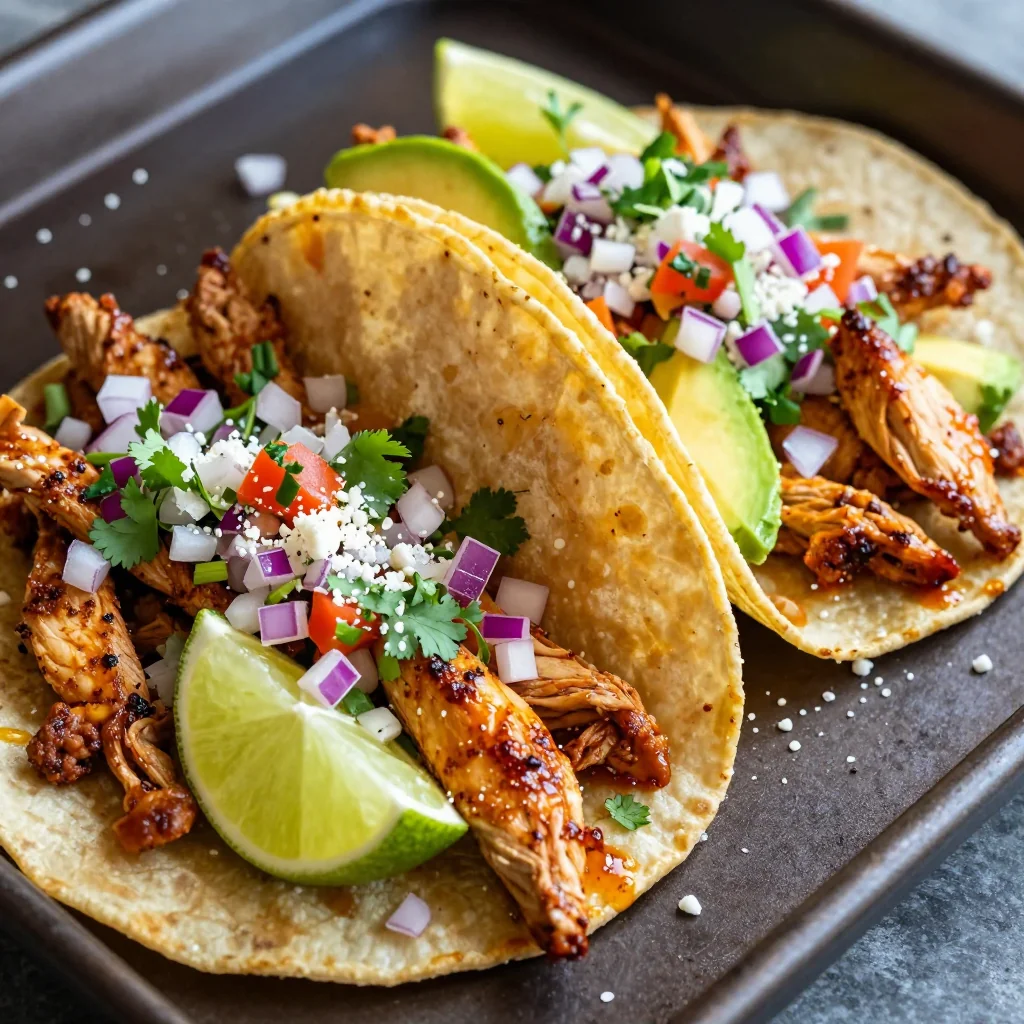 Sheet Pan Chicken Tacos for a Fiesta Night