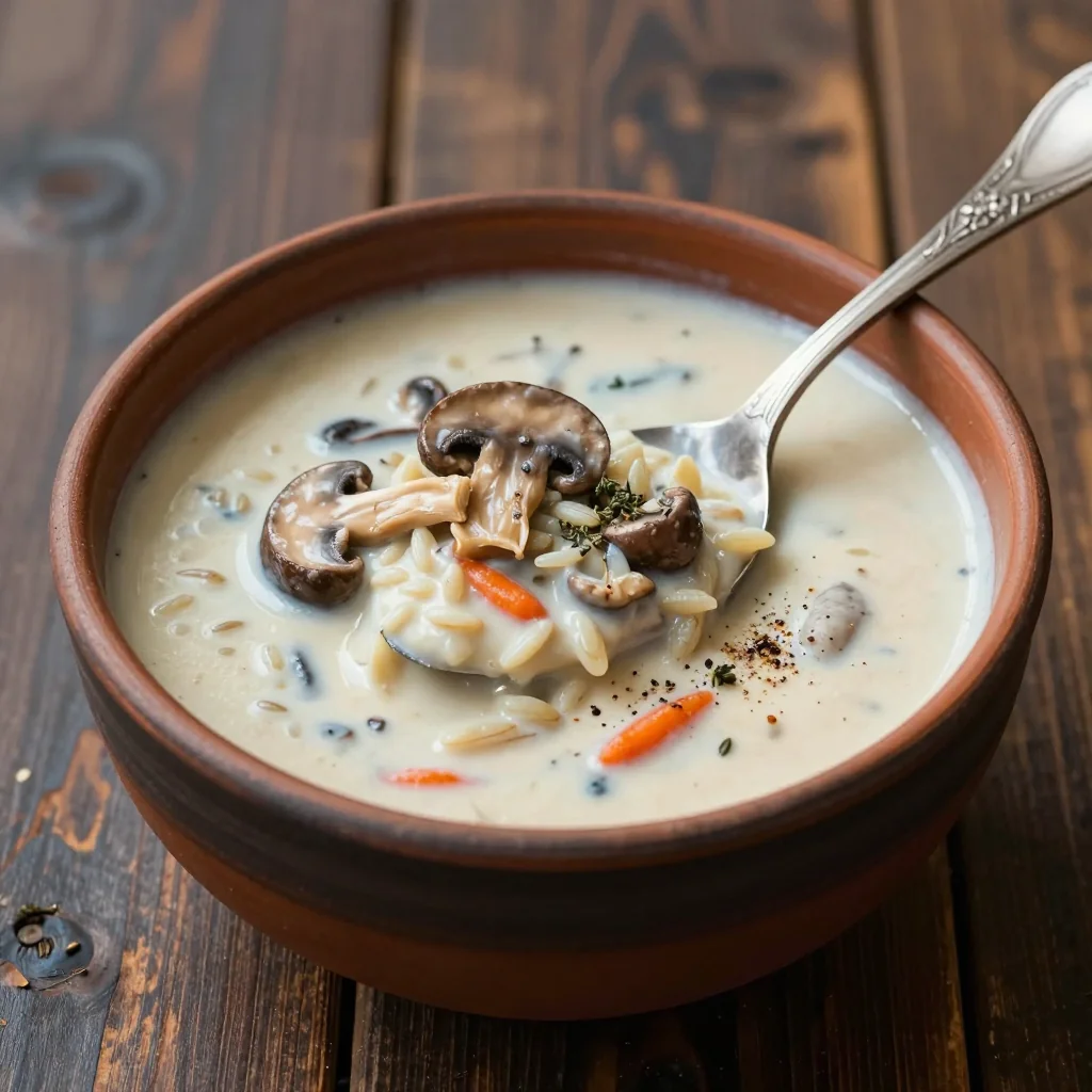 Creamy Mushroom Wild Rice Soup That Comforts You