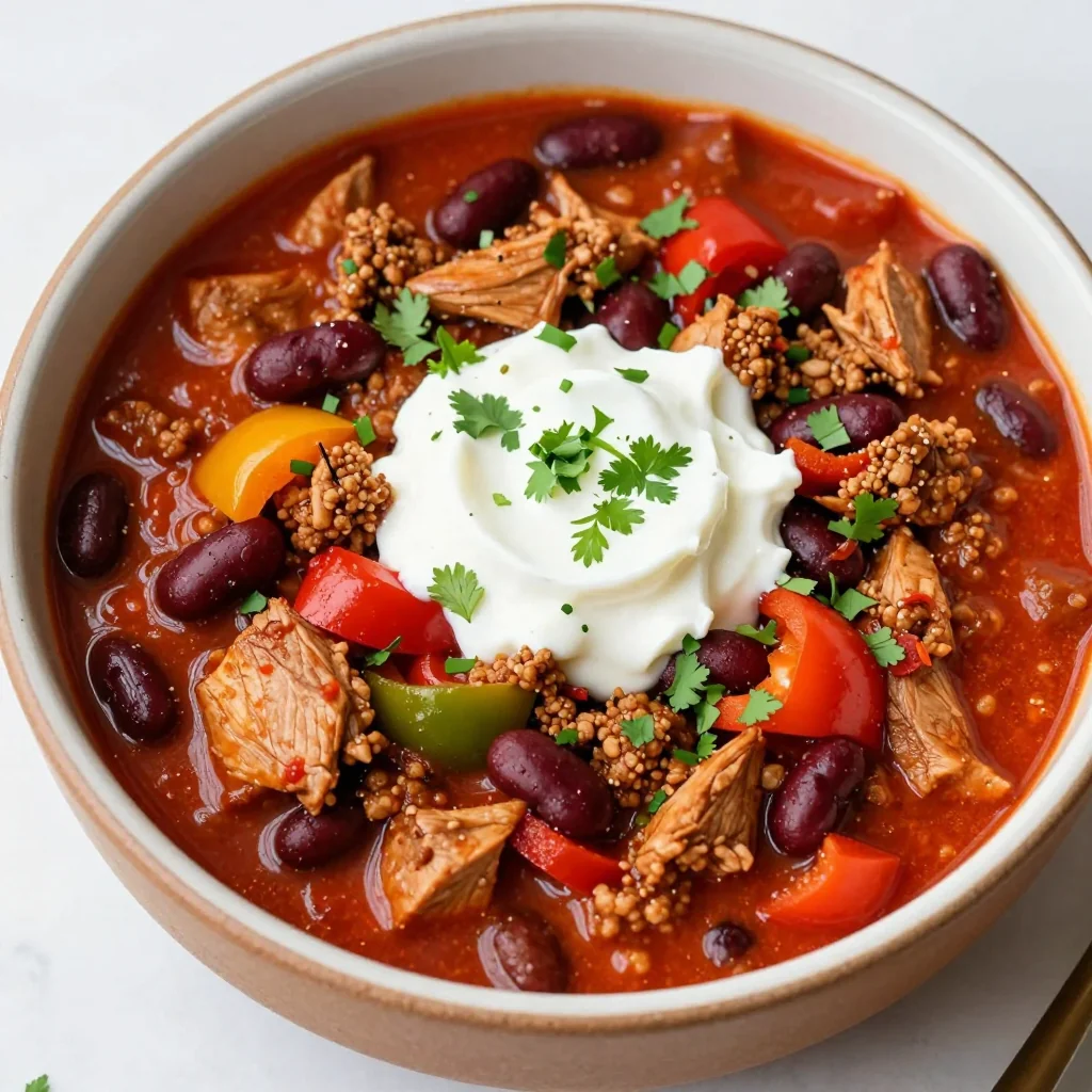 Hearty Turkey and Bean Chili for Clean Eating