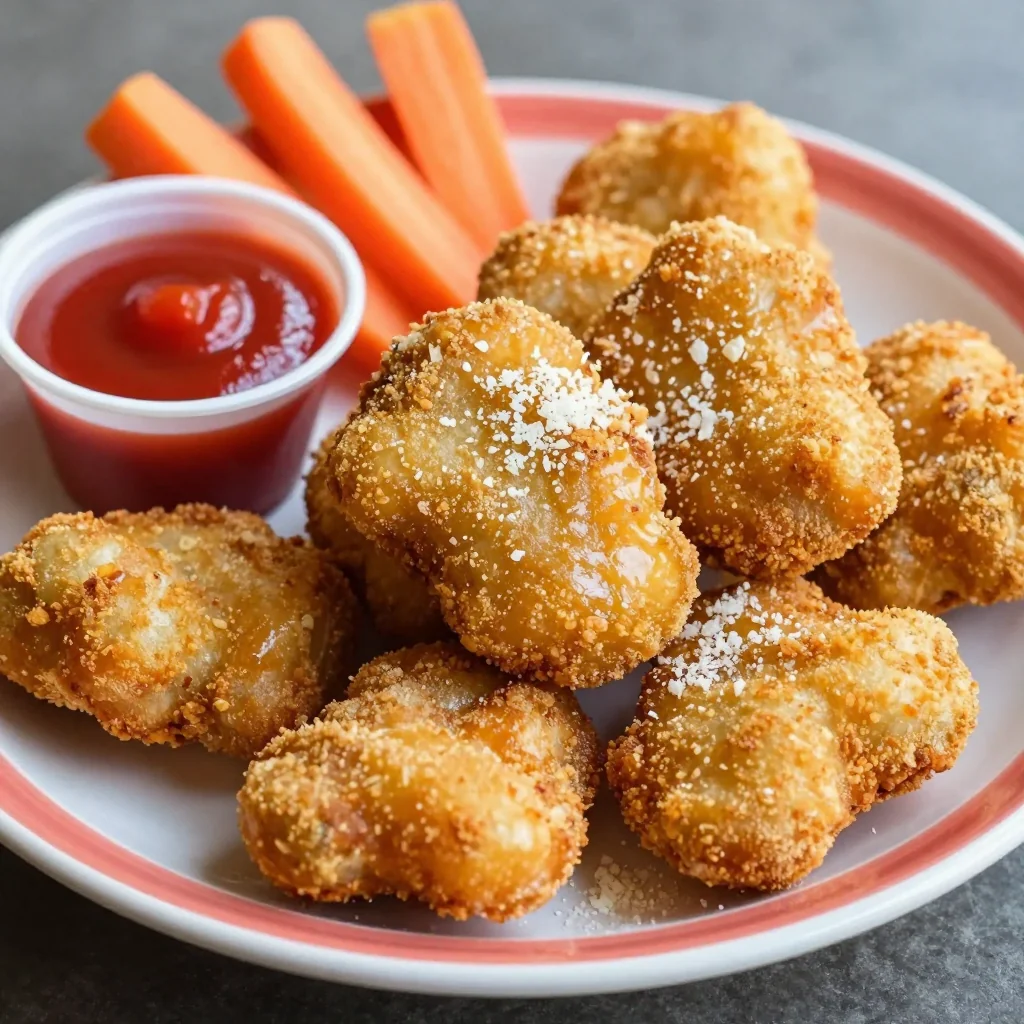 Kid-Friendly Baked Chicken Nuggets with Panko and Parmesan