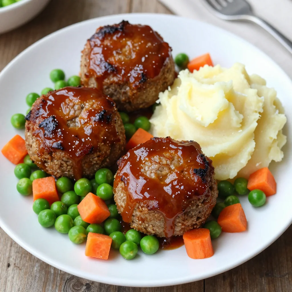 Kid Friendly Mini Meatloaves with Hidden Veggie Sneaks
