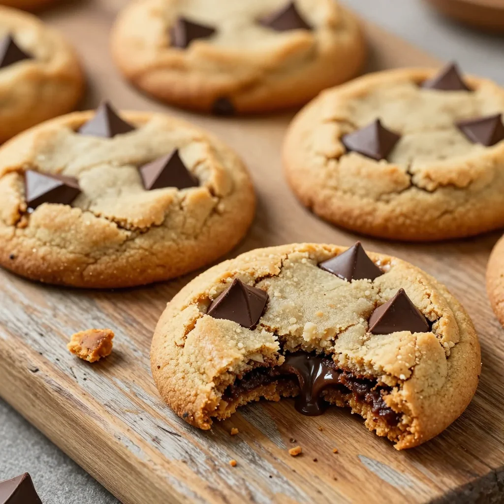 Fudgy Double Chocolate Chunk Cookies for NFL Playoff Snacks