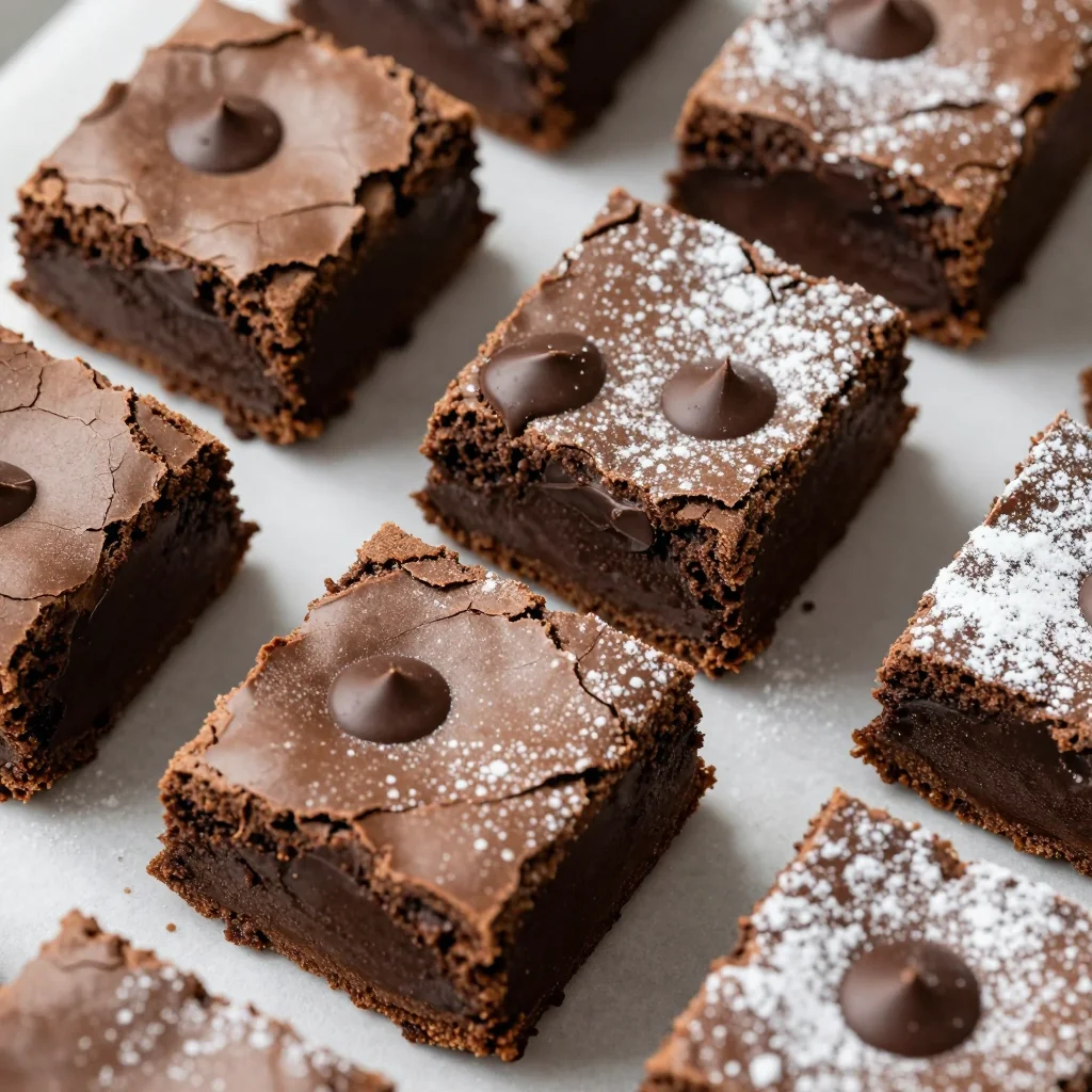 Indulgent Chocolate Chip Chocolate Chip Brownie Bites for Portion Control