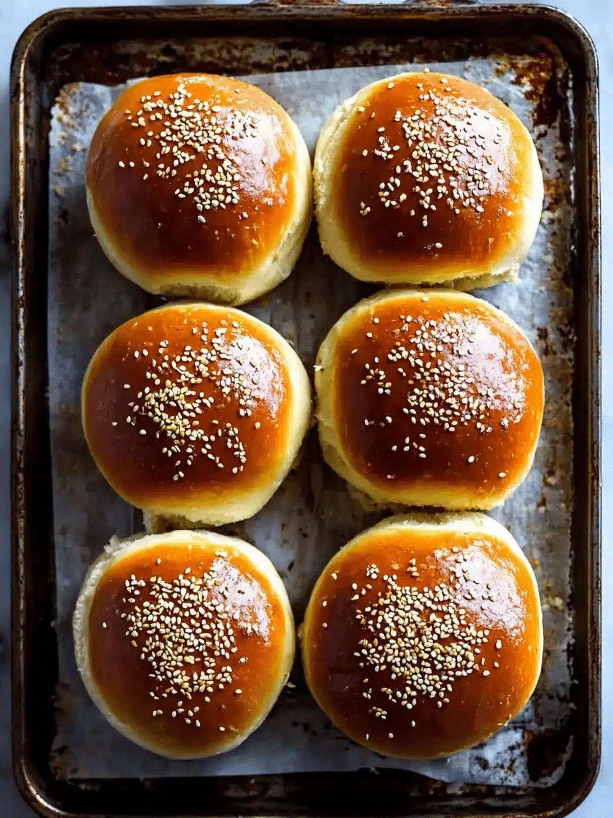 40 Minute Hamburger Bun Recipe