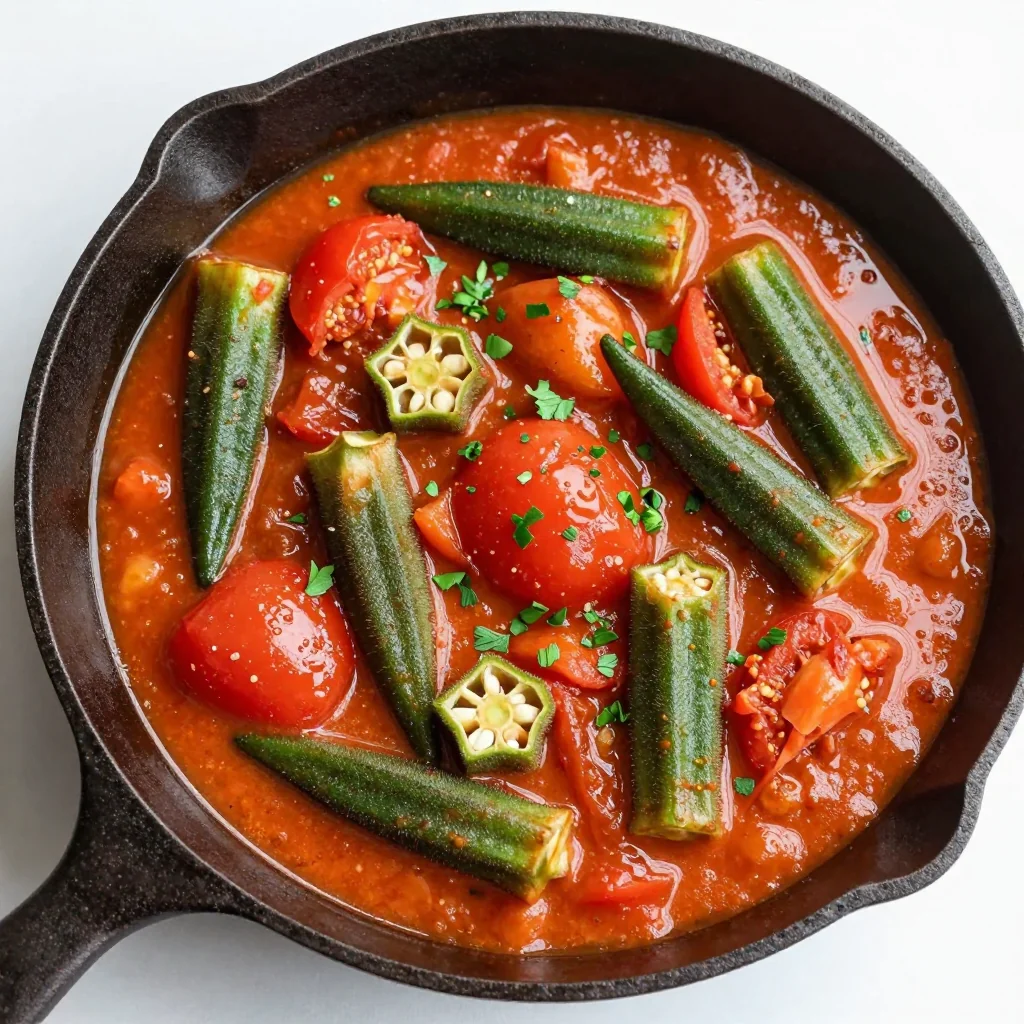 Southern Style Okra and Tomatoes for a Quick Side