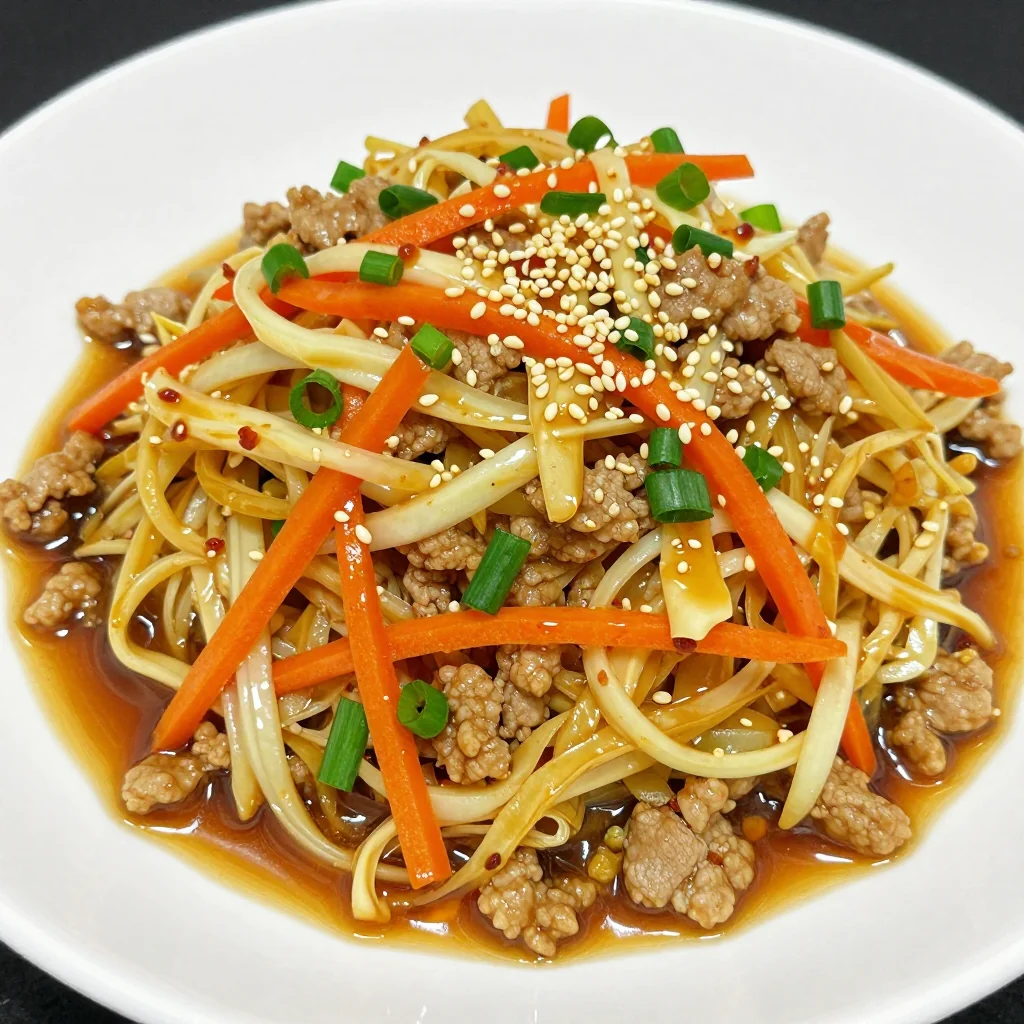 Easy Meal Prep Egg Roll in a Bowl for High Protein