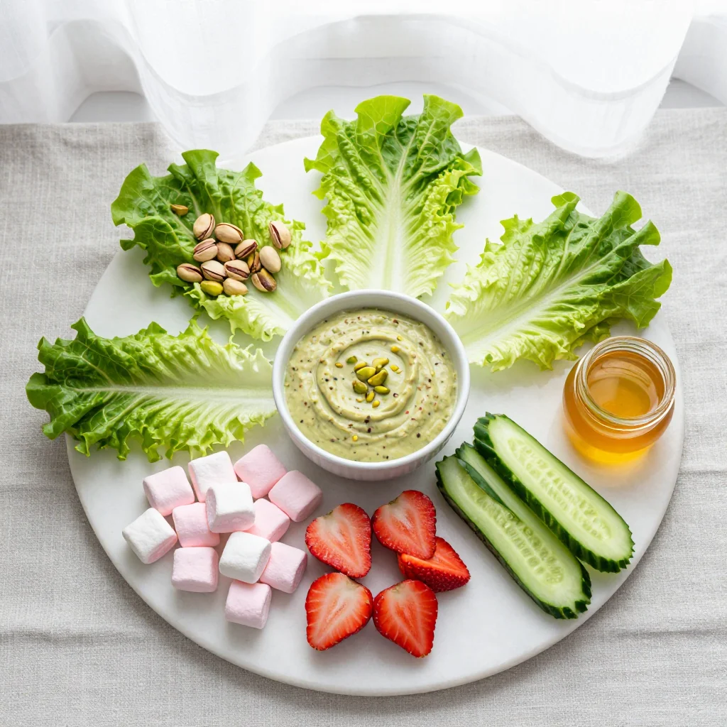 All ingredients for Pistachio Fluff Salad with Marshmallows