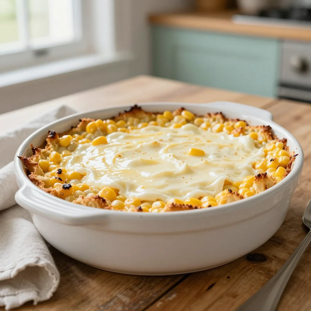 Corn Casserole with Cream Cheese Jiffy