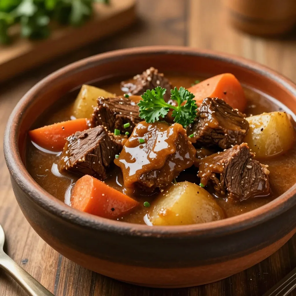 Hearty Beef Stew for Slow Cooker Sunday Game Day Wins