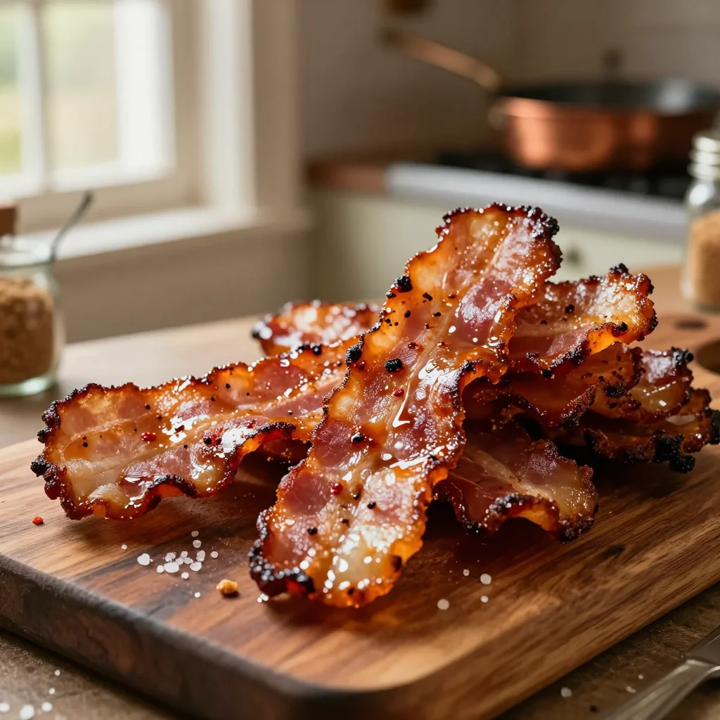 Million Dollar Bacon with Brown Sugar and Cayenne