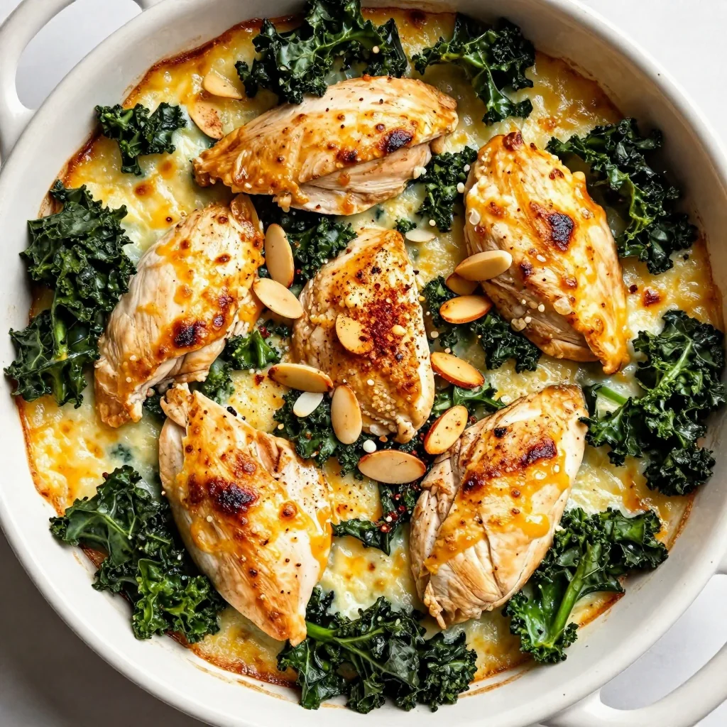 highprotein chicken and kale casserole for busy weeknights