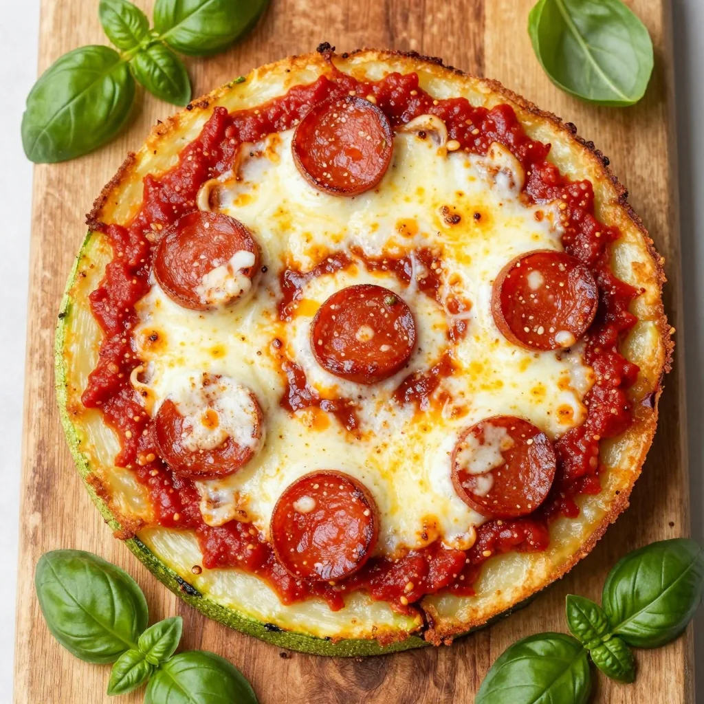 Kid-Friendly Baked Zucchini Pizza Bites for a Snack