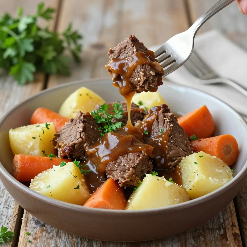 Easy Slow Cooker Mississippi Pot Roast for Winter Dinners