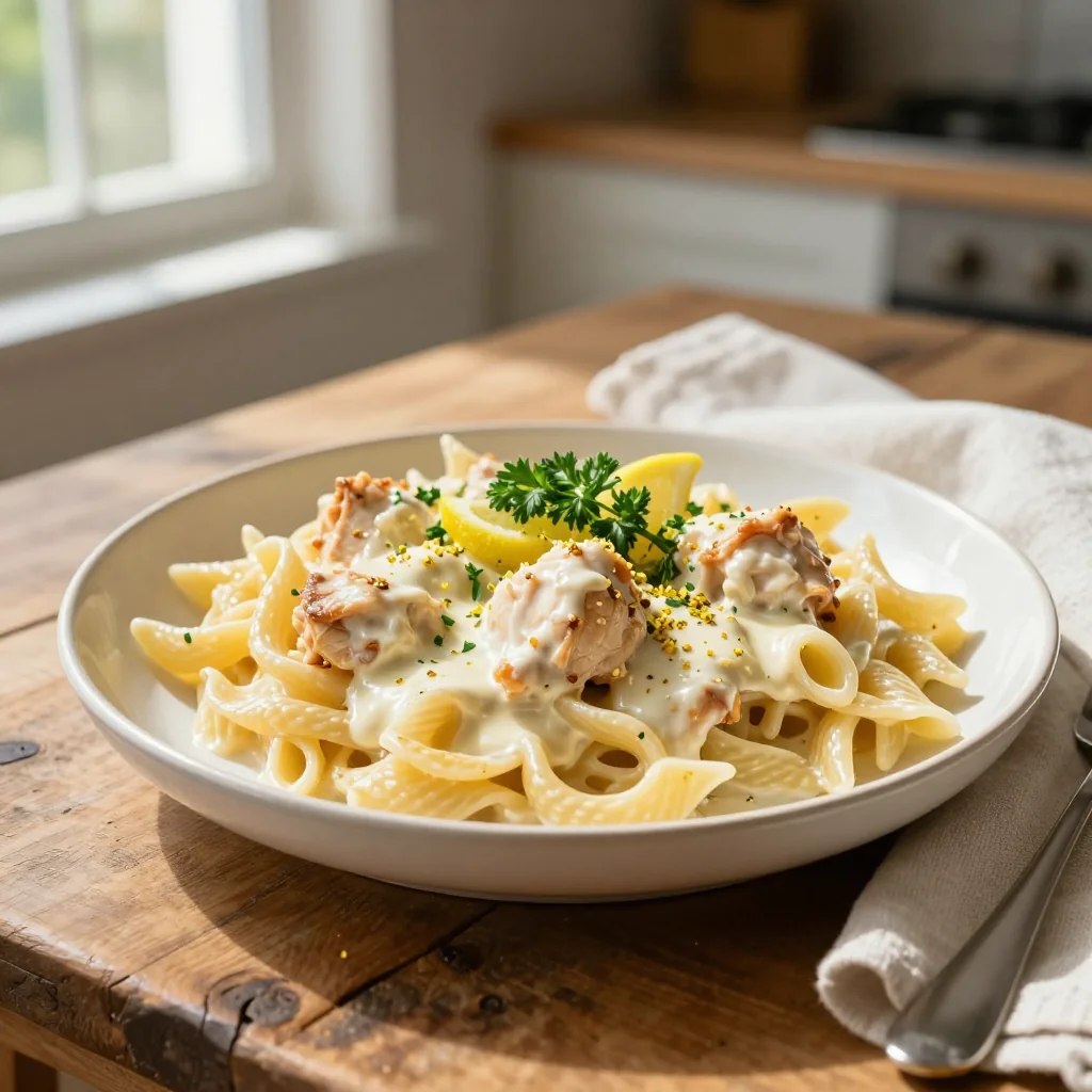 Chicken Pasta with Lemon Cream Sauce
