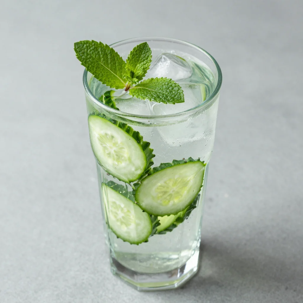 Mint Cucumber Detox Water for Crisp Refreshment