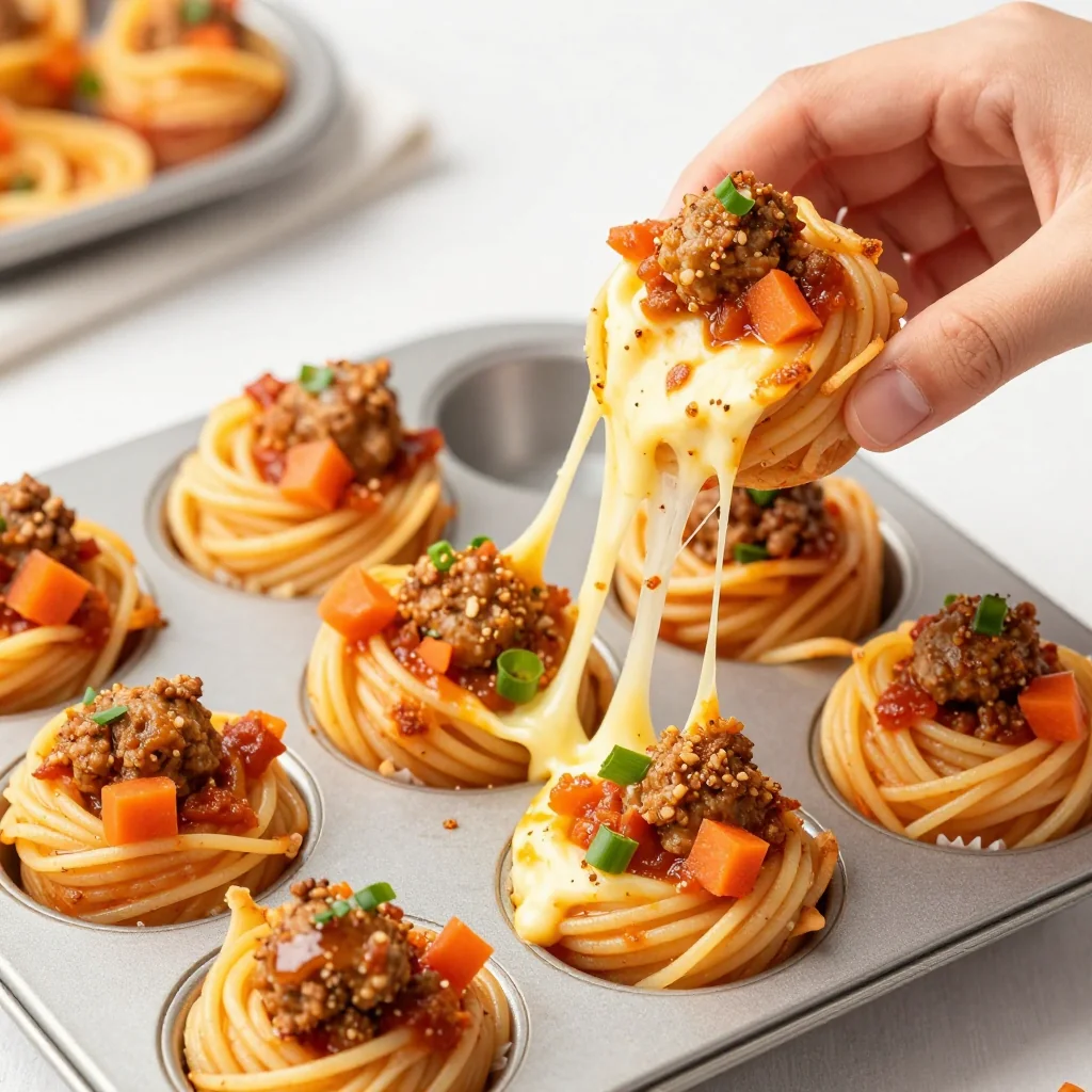 Kid-Friendly Spaghetti Cups for Family Dinners