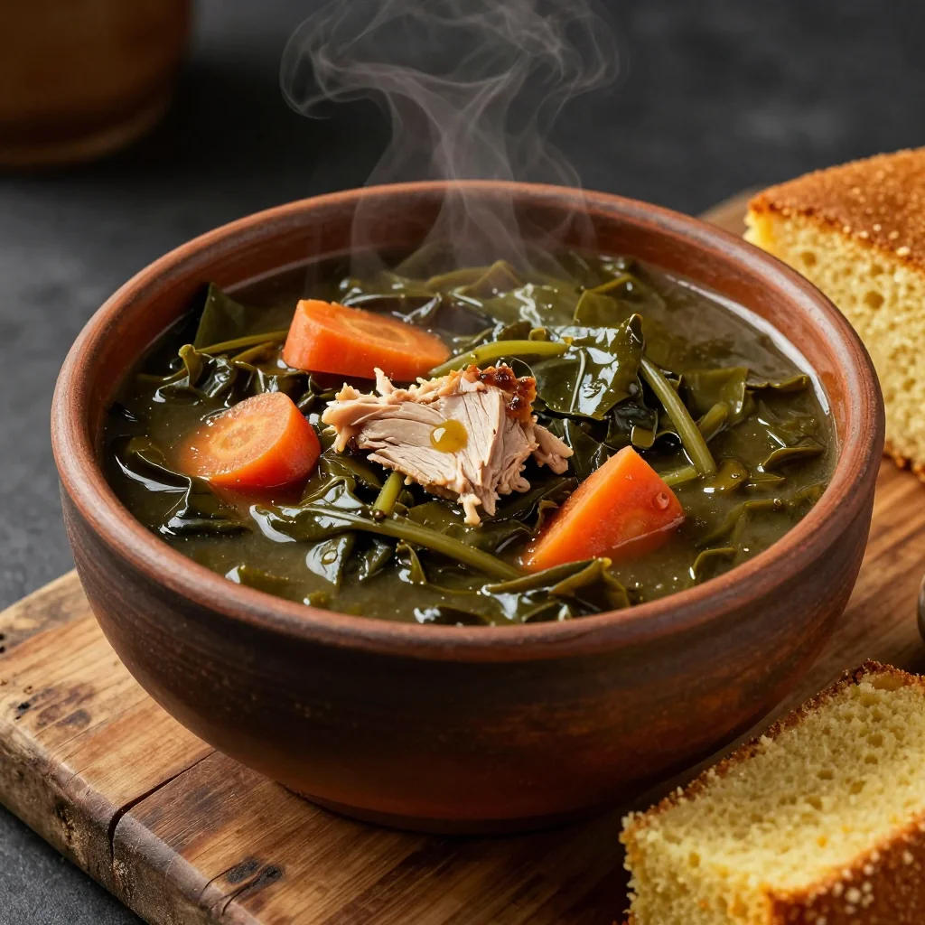 MLK Day Quick Freezer Meal Collard Greens Soup for Soul Food