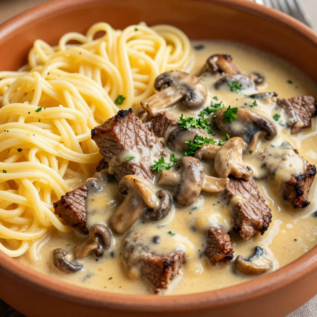 Cozy Beef Stroganoff for a Creamy Dinner