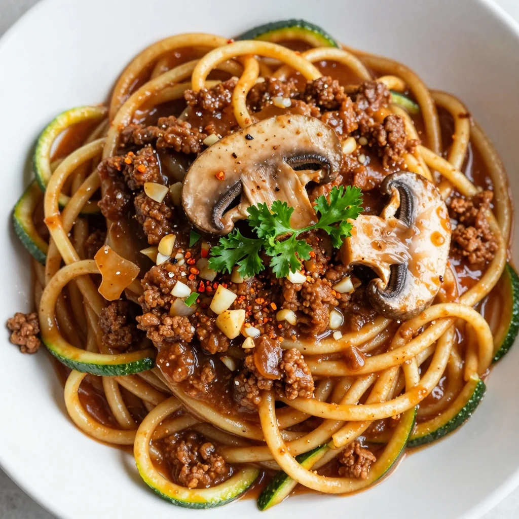 Whole30 Zoodle Bolognese That Feels So Indulgent