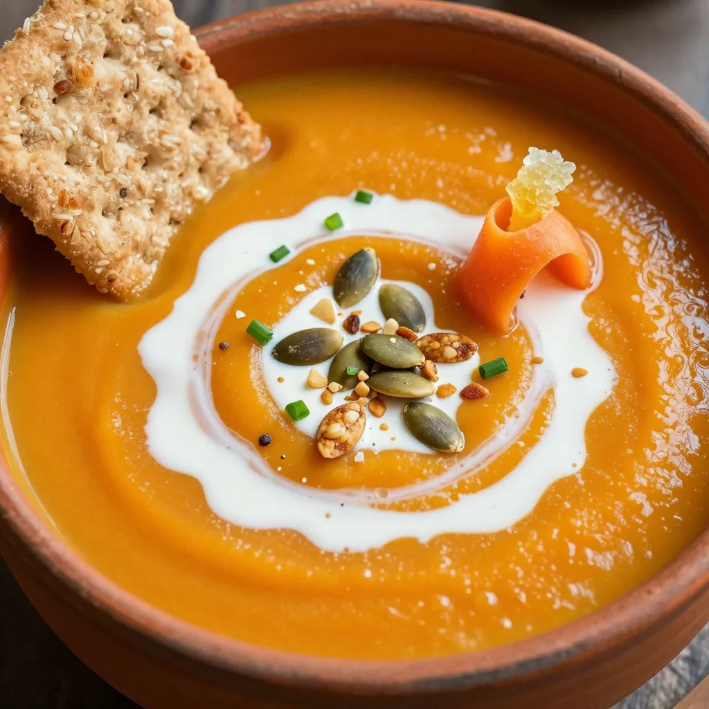 Winter Glow Carrot Ginger Detox Soup for Reset