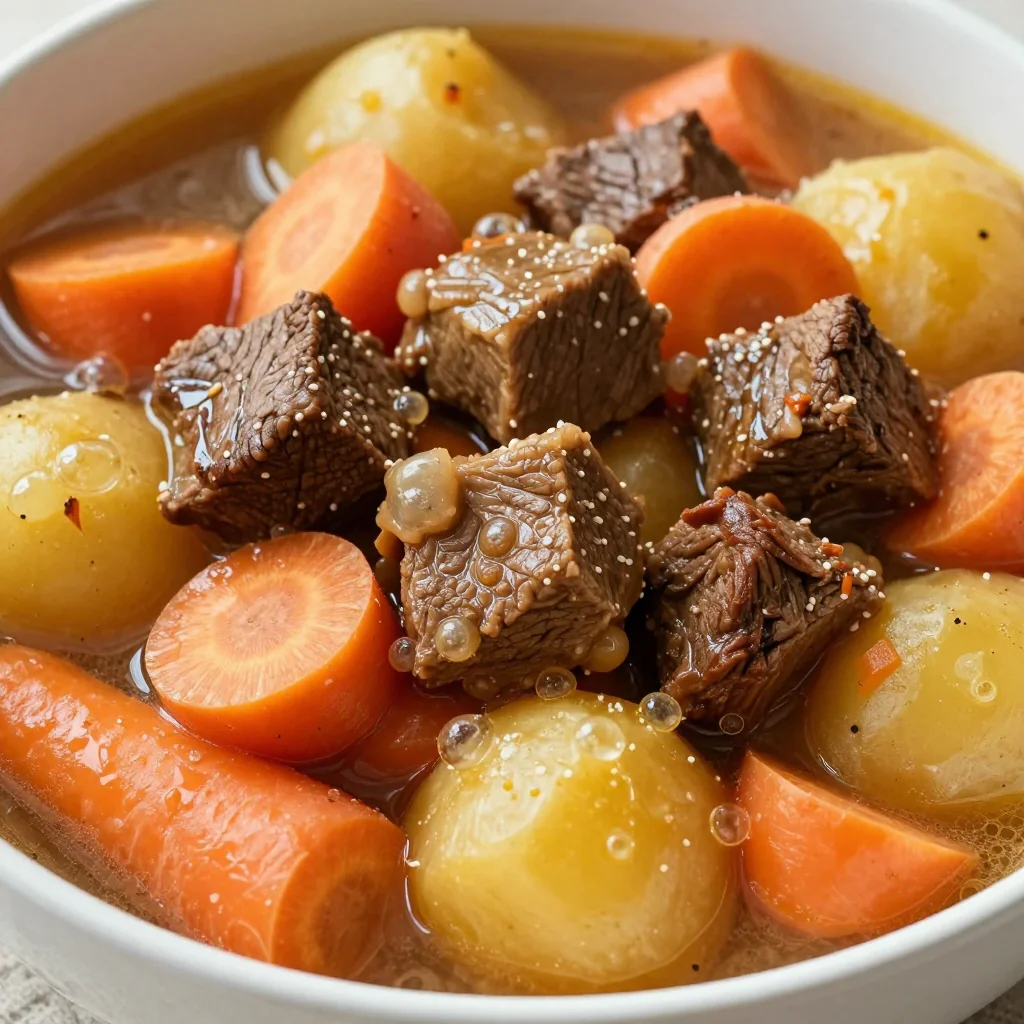 Cozy Beef Stew with Root Vegetables for Winter Nights
