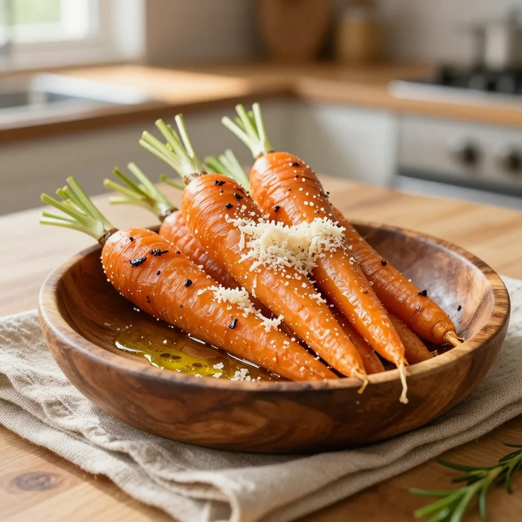 Roasted Carrots with Parmesan