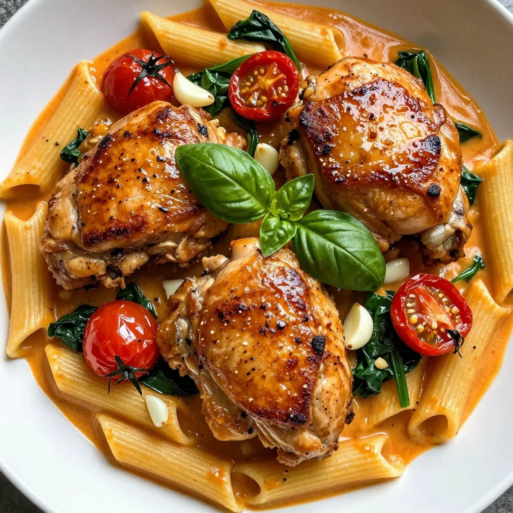 One Pan Creamy Tuscan Chicken And Tomatoes