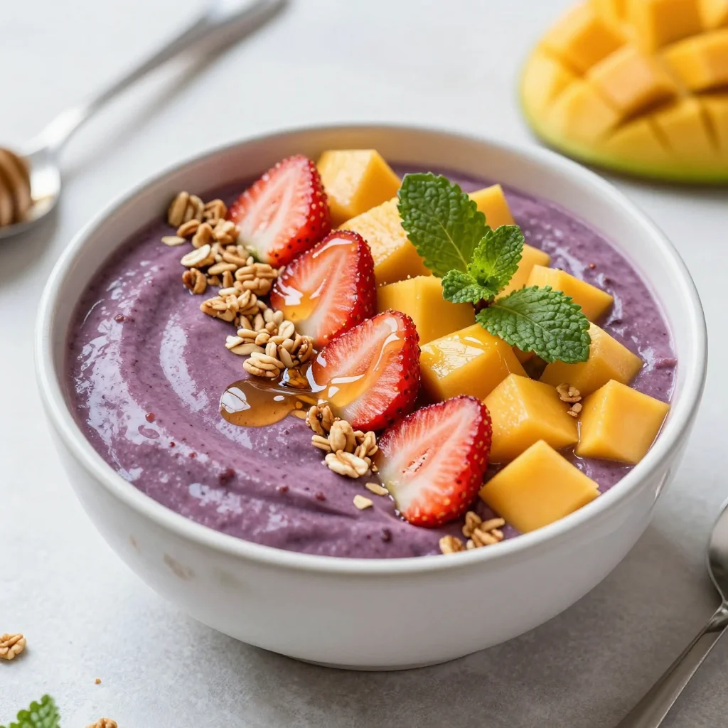 Freezer-Friendly Smoothie Bowls for Tasty Breakfasts
