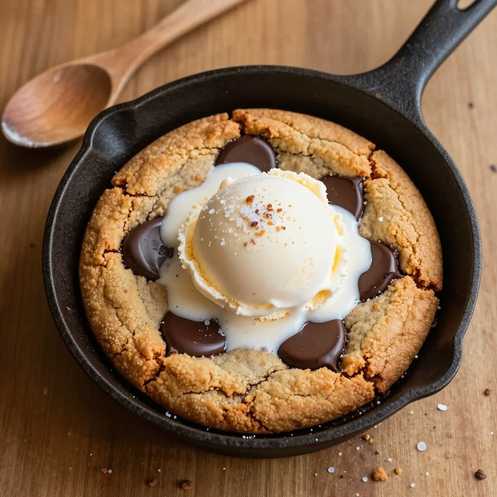 Indulgent Chocolate Chip Cookie Skillet for Sunday Treats