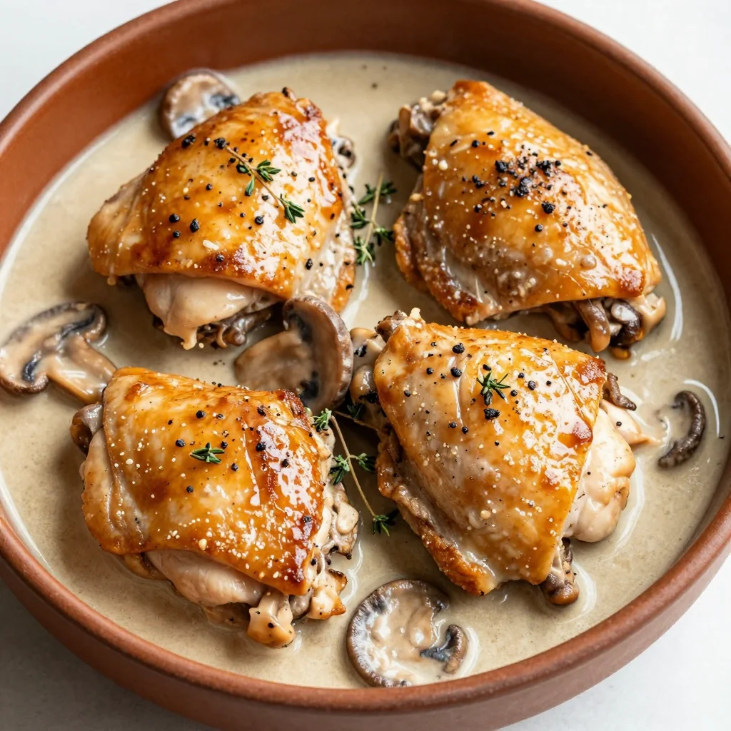 Keto Chicken and Mushroom Freezer Meal for Winter Prep