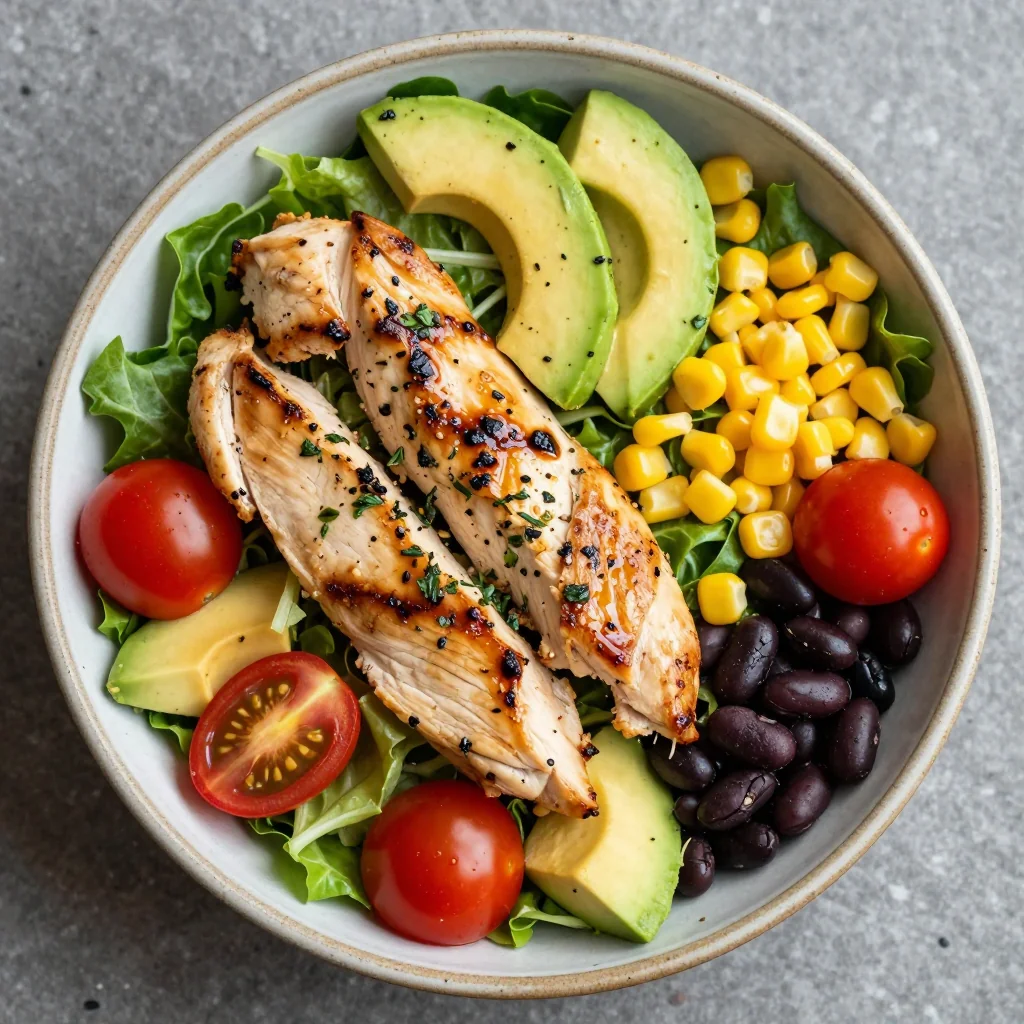 Healthy Chicken and Avocado Salad for Reset Goals