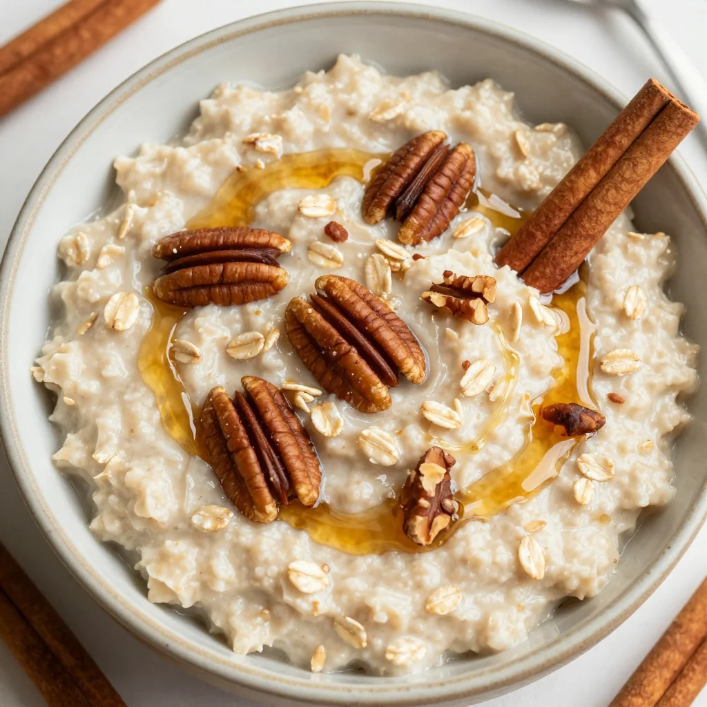 Warm Maple Pecan Oatmeal for a Cozy Winter Morning