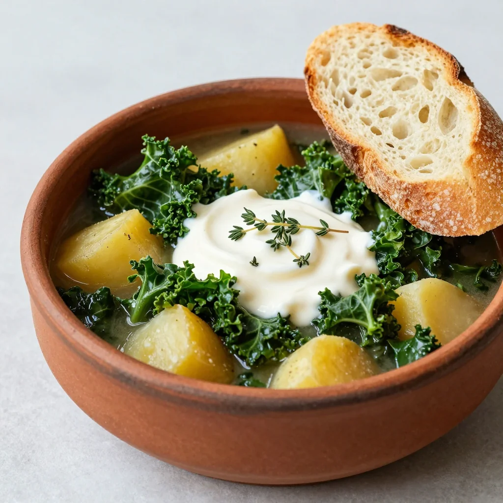 Cozy Potato and Kale Stew for Cozy Sundays