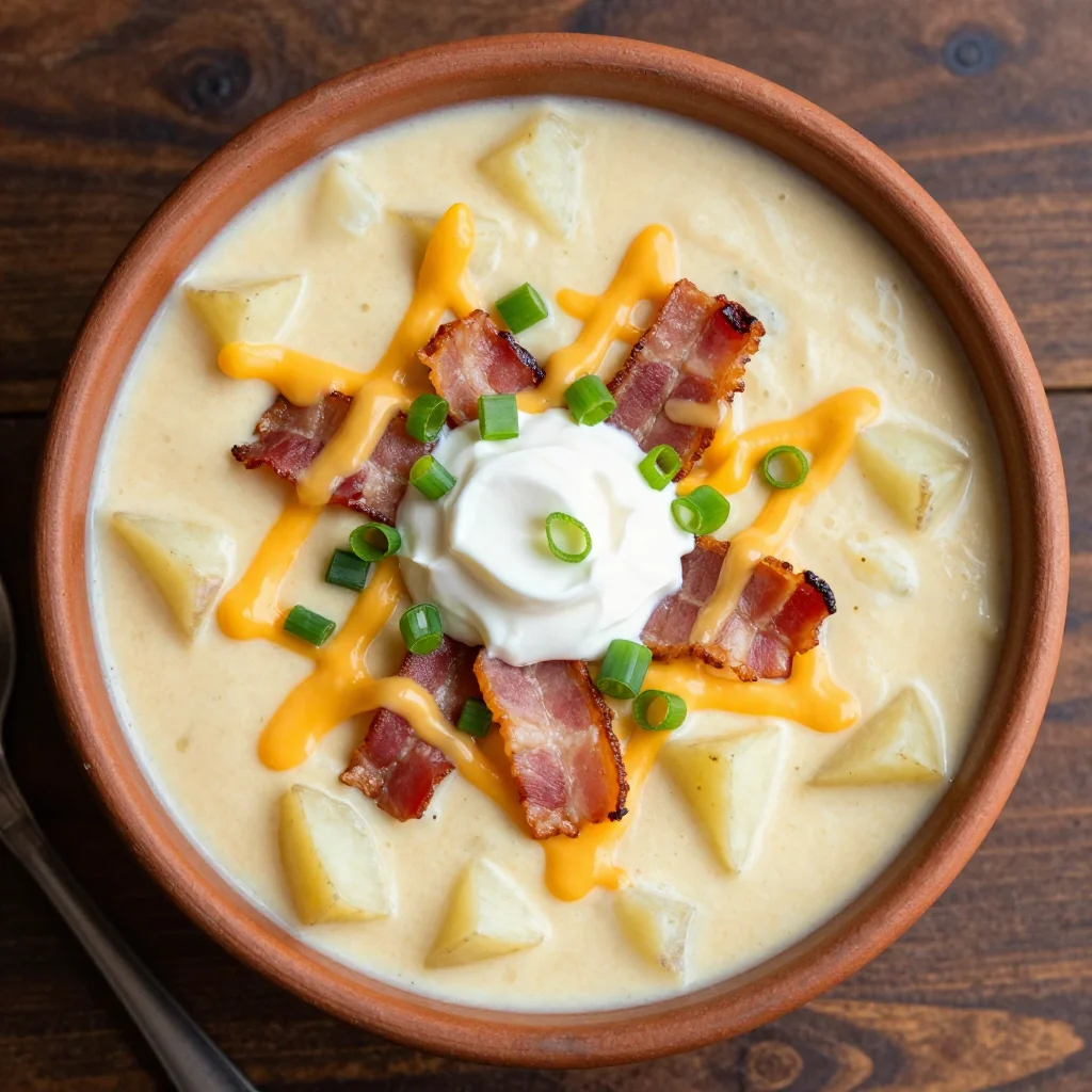 Ultimate Loaded Baked Potato Soup for January Nights