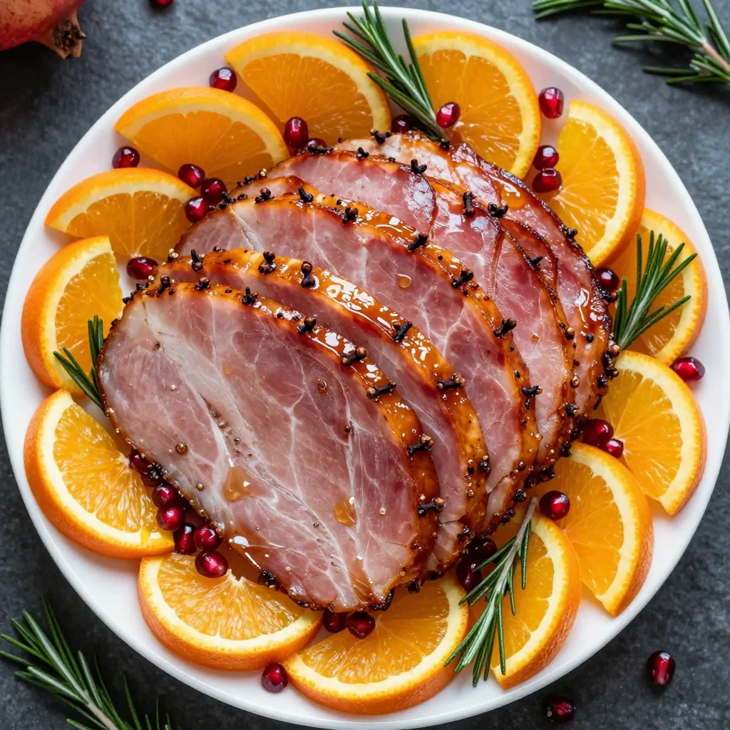 Honey Glazed Ham for a New Year Celebration