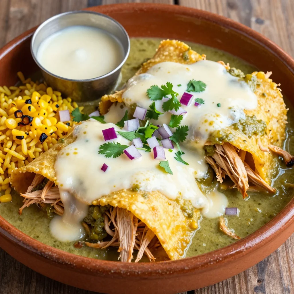 Creamy Chicken Enchiladas for a Mexican Dinner